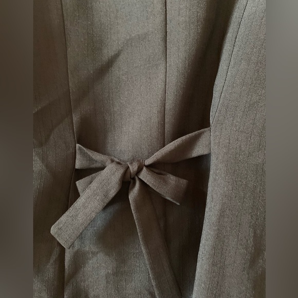 Women’s Spango Black tie back Button Down Blazer Jacket Size: 8 - Picture 6 of 6